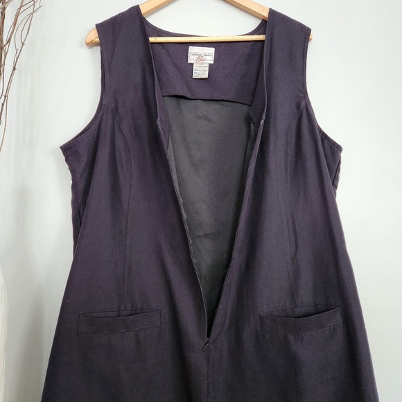 Vintage Cotton Genny Plus Suede-Llike Dress - Picture 4 of 9